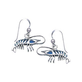 Shrimp Silver Earrings TE2572 - DiveSilver Jewelry
